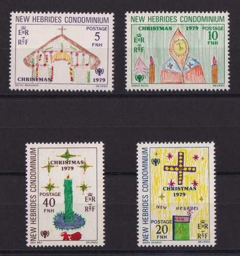 NOUVELLES-HEBRIDES.   Y/T    n° 571/574   neuf **    1979