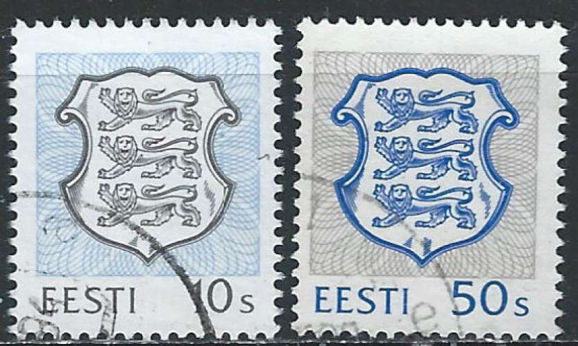 Estonie - 1993 - Y & T n° 218 & 219 - O. (2