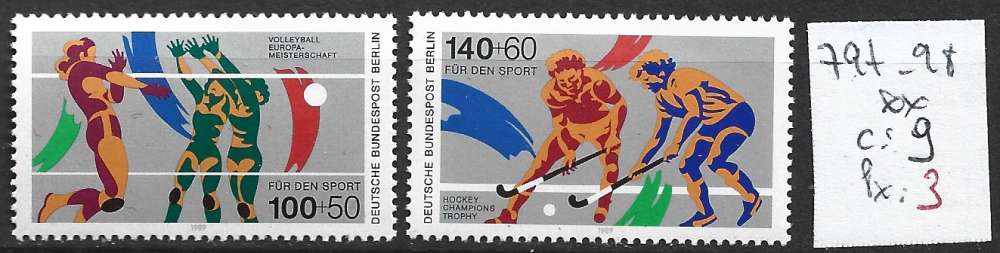 ALLEMAGNE BERLIN 797-798 ** côte 9 €