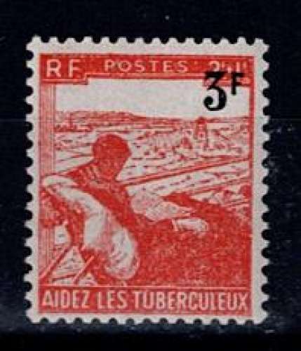 FRANCE 1948 - YT 750 MNH SURCHARGÉ.