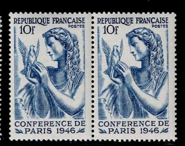 FRANCE 1948 - PAIRE YT 762 MNH.
