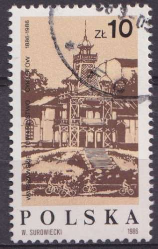 Pologne 1986 Y&T 2881 oblitéré - Cyclisme 