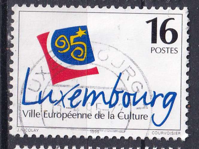 LUXEMBOURG - 1995 - Ville de la culture - Yvert 1317 Oblitéré