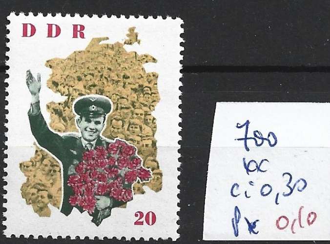 ALLEMAGNE RDA 700 ** côte 0.30 € 