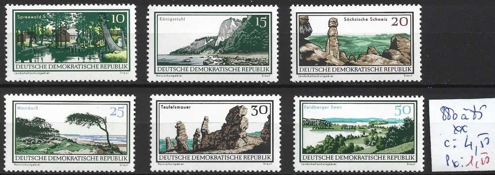 ALLEMAGNE RDA 880 à 885 ** côte 4.50 € 