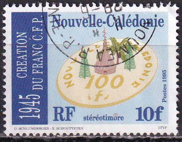 nouvelle-caledonie ... n° 689  obliteré ... 1995