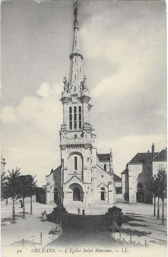 CPA - LOIRET - ORLEANS, L'Eglise Saint-Marceau