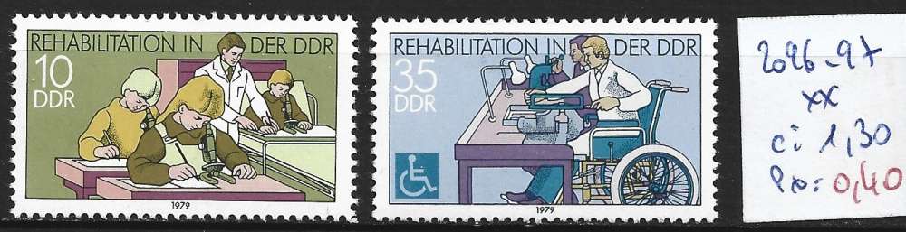 ALLEMAGNE RDA 2096-2097 ** côte 1.30 € 
