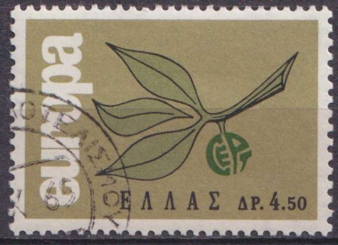 Grèce 1965 Y&T 869 oblitéré - Europa 