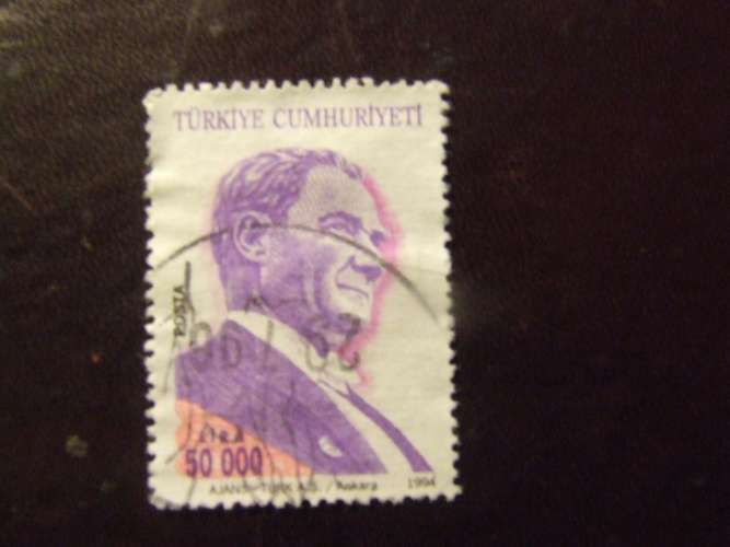 TURCHIA 1994 ATATURK 50000 l USATO