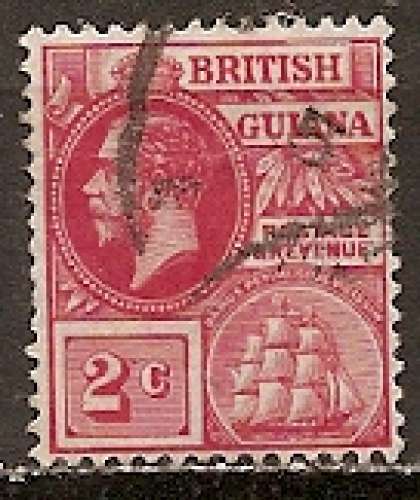 guyane britannique ... n° 114  obliteré ... 1913
