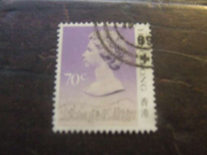 HONG KONG 1987 ELISABETTA 70 c USATO