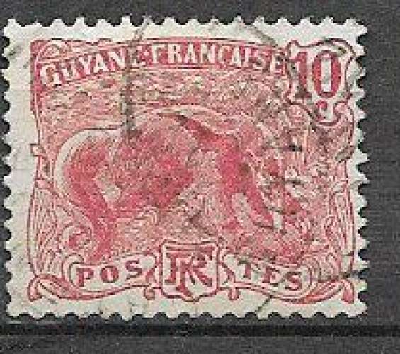 Guyane - 1904 - YT n°  53  oblitéré