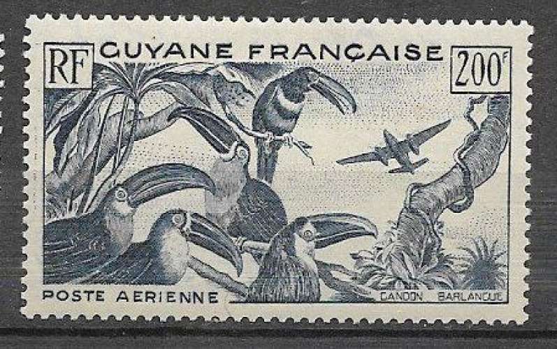 Guyane - 1947 -YT  PA n° 37  *