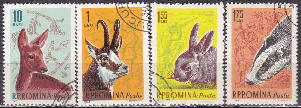 ROUMANIE N° entre 1781 et 1789 de 1961 oblitérés 