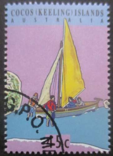 ILE COCOS N°303 oblitéré cote 1,30€