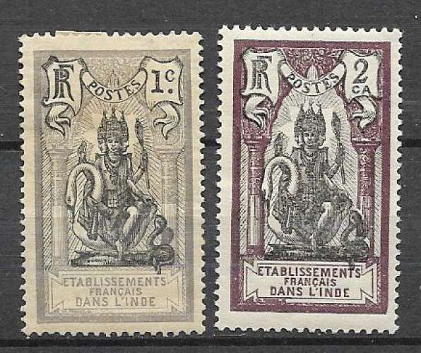 Inde - 1914  - YT n° 25/26  *