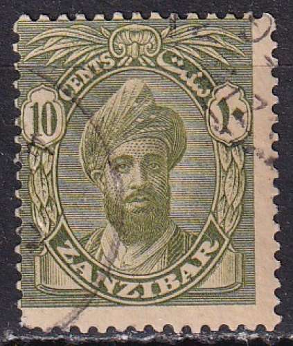zanzibar ... n° 172  obliteré ... 1927