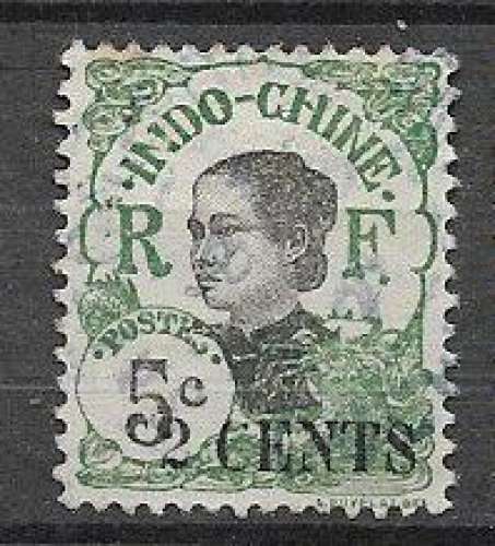 Indochine - 1919 - YT n°  75    oblitéré 