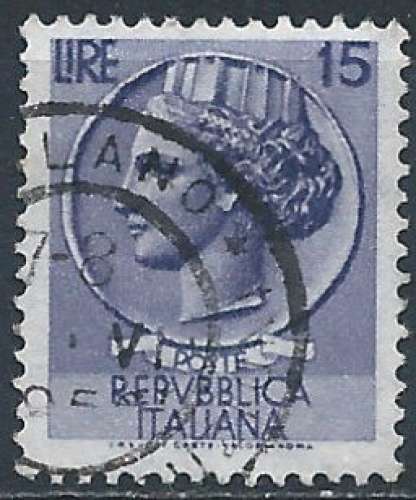 Italie - 1955-60 - Y & T n° 714 - O.