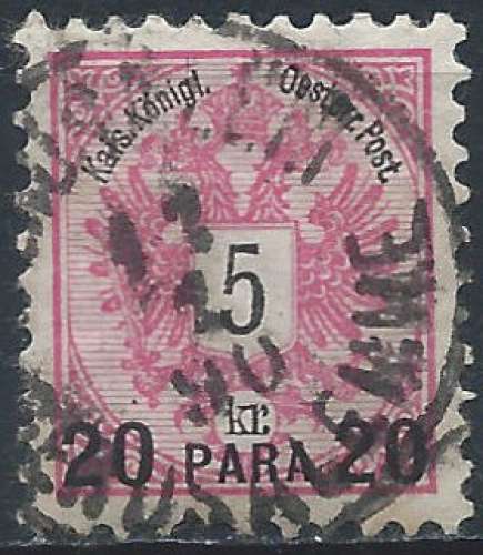 Levant (bureaux autrichiens) - 1888 - Y & T n° 16 - O.