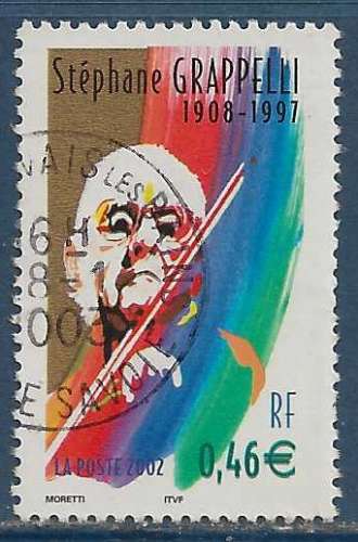 N°3504 Stéphane Grappelli oblitéré