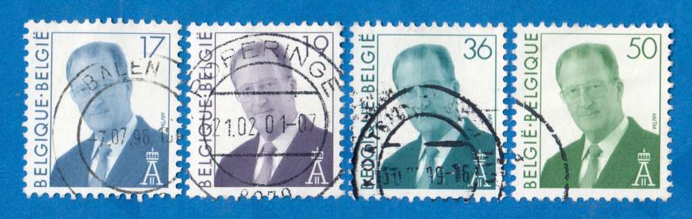 Belgique:  Y/T   N° 2680 - 2708 - 2686 - 2657  o