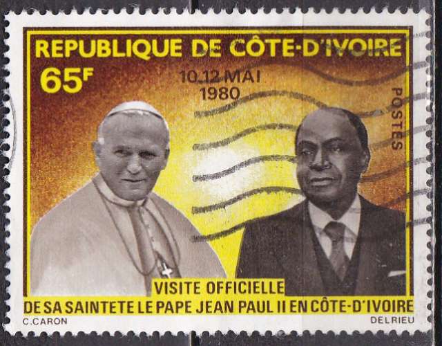 Cote d'IVOIRE N° 538 de 1980 oblitéré 