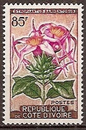 cote-d'ivoire ... n° 198  neuf* ... 1961