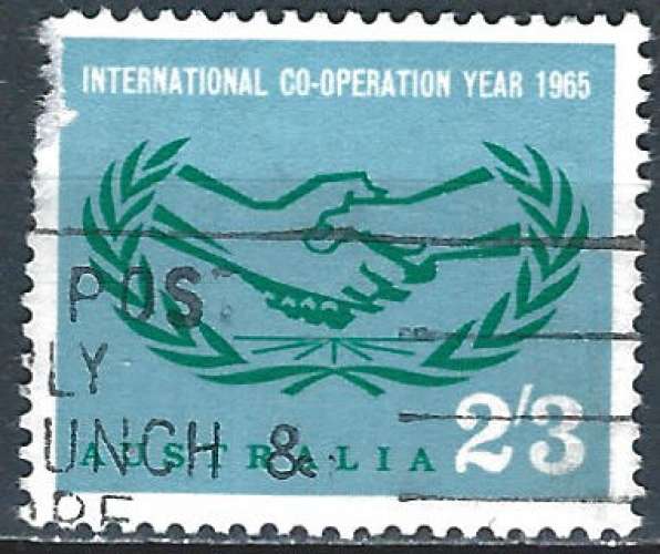Australie - 1965 - Y & T n° 318 - O. (dents rognées)