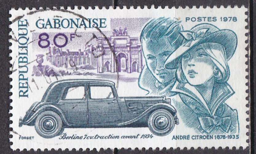 GABON n° 394 de 1978 oblitéré 