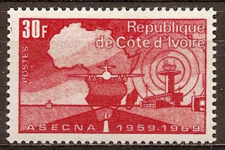 cote-d'ivoire ... n° 294  neuf* ... 1970
