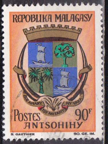 MADAGASCAR n° 440 de 1967 oblitéré 