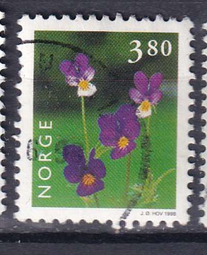 NORVEGE - 1998 - Fleurs  - Yvert 1227 Oblitéré