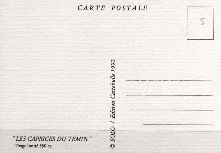 Cartobulle 28 CDT 05 - Les caprices du temps  - SOLO -