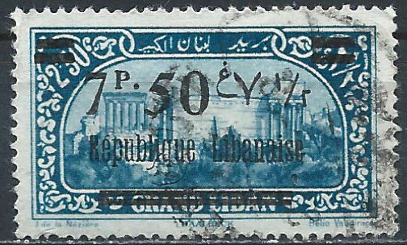 Grand Liban - 1927 - Y & T n° 93 - O. (4