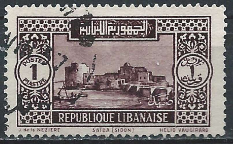 Grand Liban - 1930-35 - Y & T n° 134 - O.