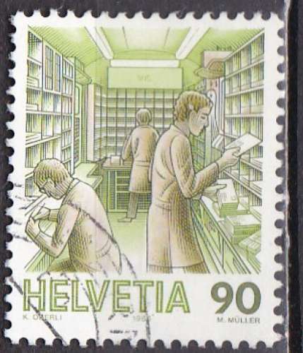 SUISSE N° 1255 de 1986 oblitéré 