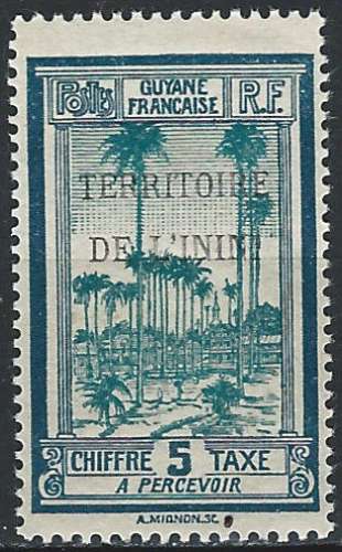 Inini - 1932-41 - Y & T n° 1 Timbre-taxe - MNG