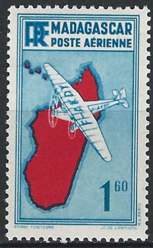 Madagascar - 1941 - Y & T n° 17 Poste aérienne - MNH
