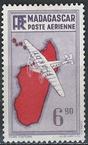 Madagascar - 1941 - Y & T n° 22 Poste aérienne - MNG
