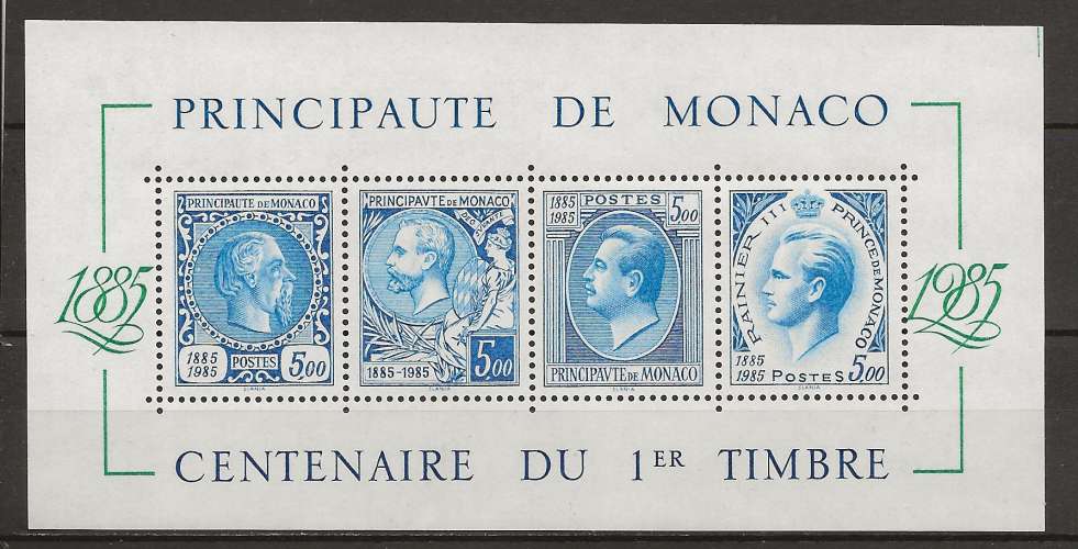   MONACO    FEUILLETS  ANNEE 1985   Y.T  N°33 NEUF** 