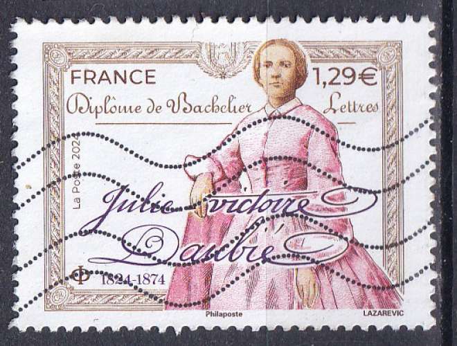 FRANCE - 2024 - Julie-Victoire Daubré - Yvert 5756 Oblitéré 