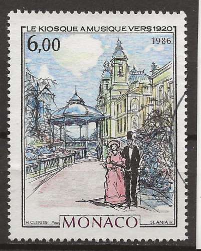   MONACO      ANNEE 1986   Y.T N°1543 OBLI 