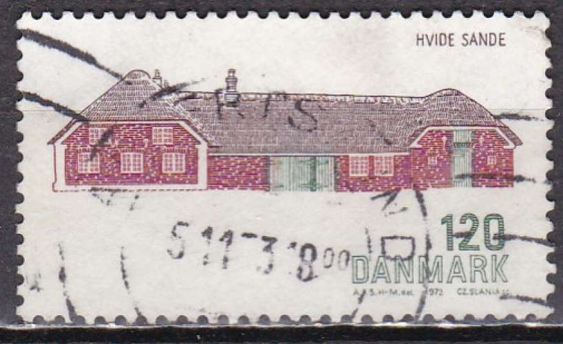DANEMARK N° 548 de 1972 oblitéré