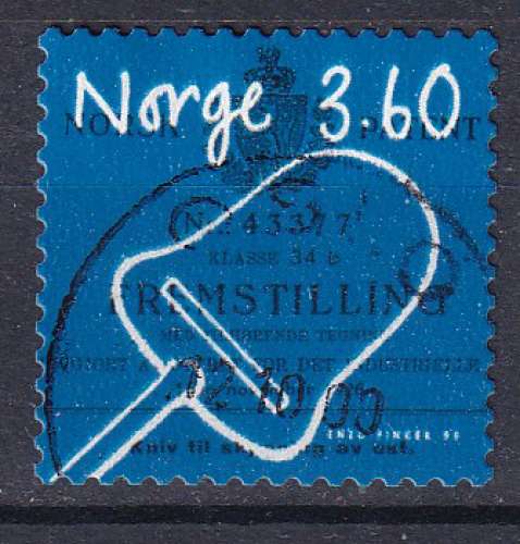 NORVEGE - 1999 - Inventions - Yvert 1261 Oblitéré