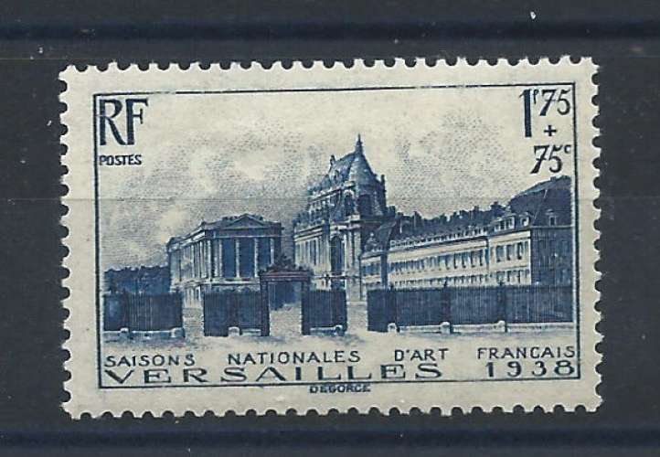 France N° 379* (MH) 1938 - Versailles