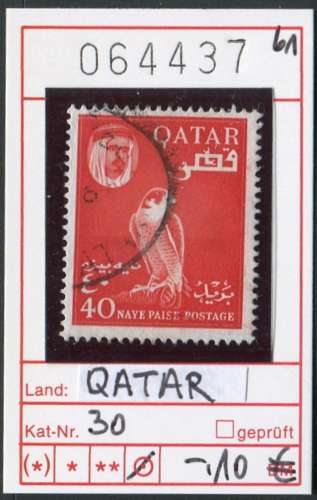Qatar 1961 - Michel 30 - oo oblit.