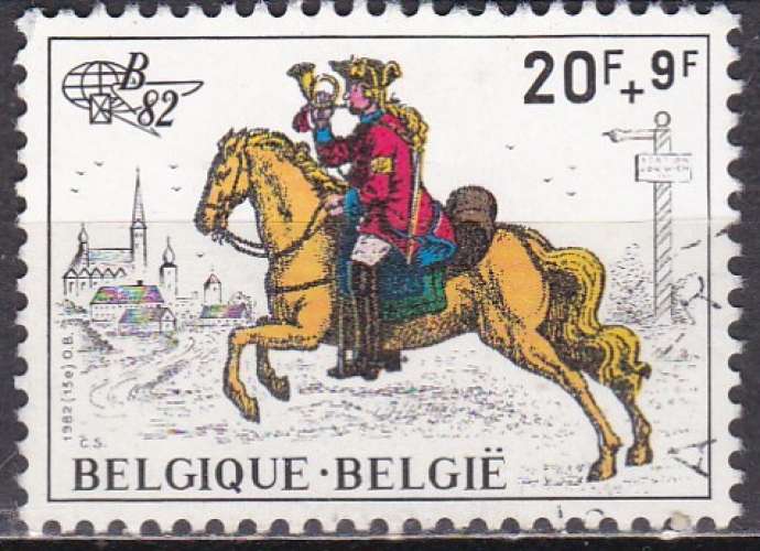 BELGIQUE N° 2075 de 1982 oblitéré