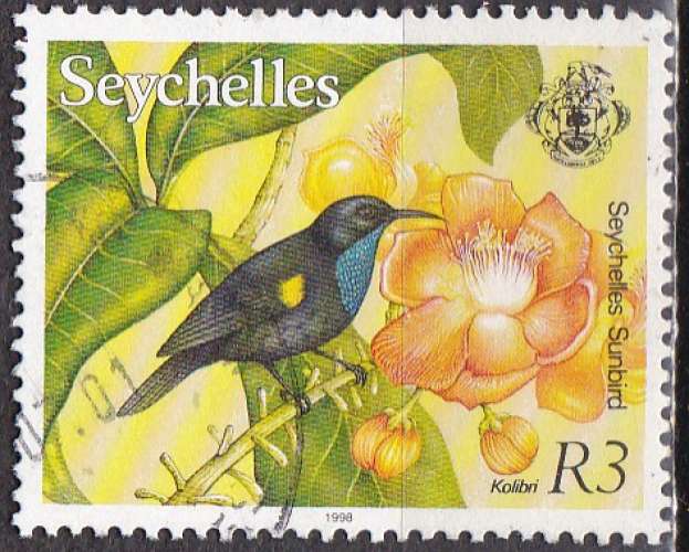 SEYCHELLES  N° 827 de 1998 oblitéré 
